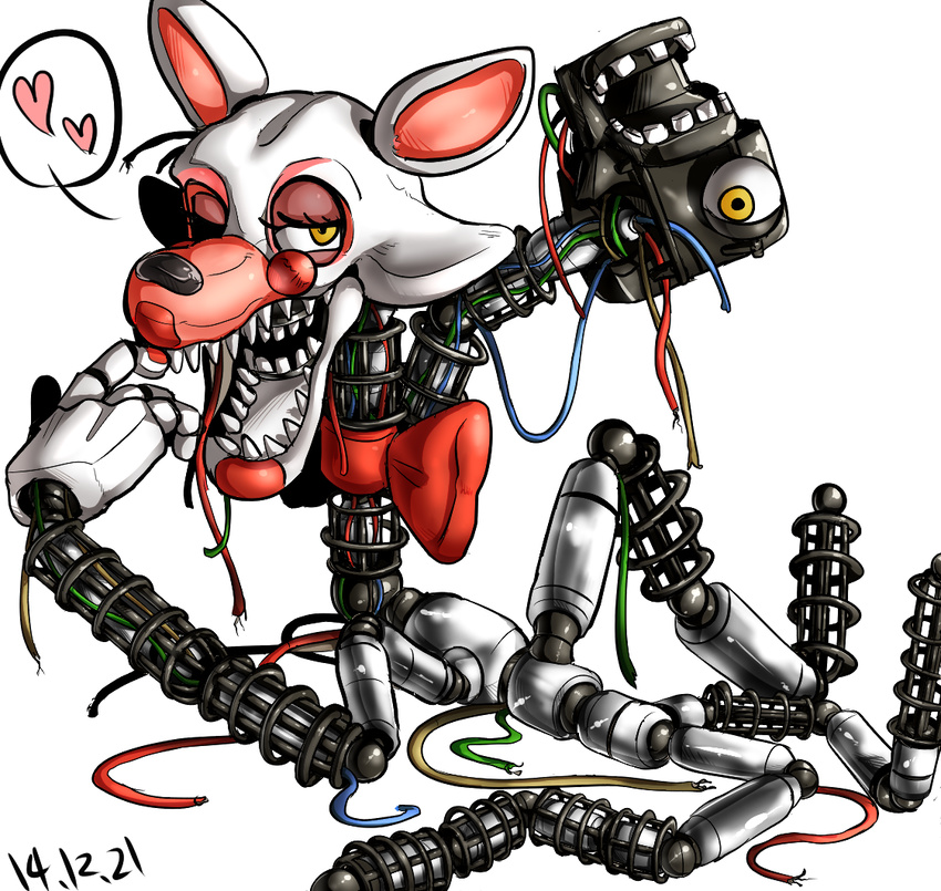 &lt;3 2014 animatronic anthro canine female five_nights_at_freddy's five_nights_at_freddy's_2 fox machine mammal mangle_(fnaf) mechanical nekubi robot solo