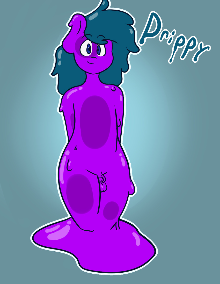 anthro doodle_dip drippy equine fan_character girly goo horse male mammal my_little_pony pony solo