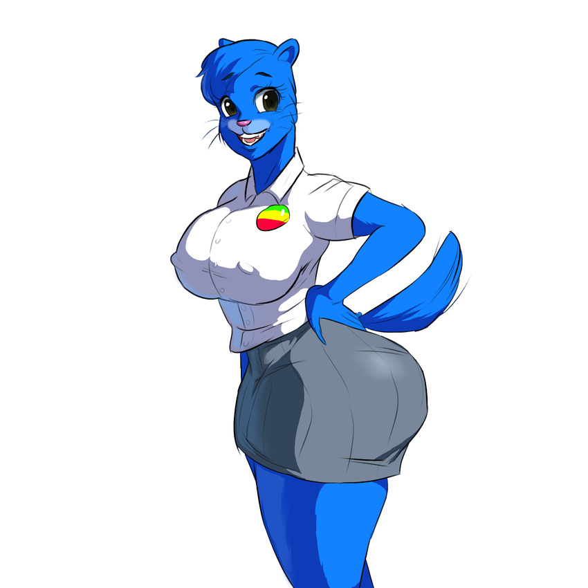 anthro big_breasts big_butt breasts butt cat feline female huge_butt jay-marvel mammal milf mother nicole_watterson parent solo the_amazing_world_of_gumball