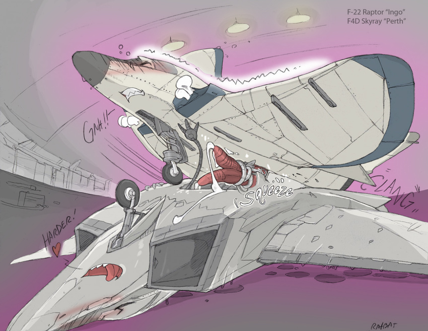 &lt;3 aeromorph aircraft airplane anthro cum duo frottage gay ingo inside jet living_aircraft living_machine male penis perth ratbat sex