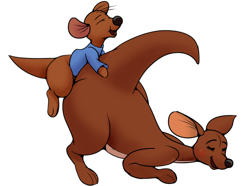 age_difference bottomless clothed clothing cub disney duo female half-dressed happy happy_sex incest kanga kangaroo male mammal marsupial mother parent presenting roo_(winnie_the_pooh) sex size_difference small_dom_big_sub son te winnie_the_pooh_(franchise) young