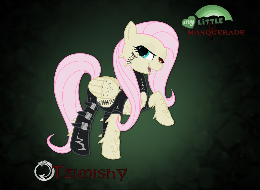 clothed clothing equine female feral fluttershy_(mlp) friendship_is_magic horse mammal my_little_pony pegasus pony rhanite vampire_the_masquerad1e vampire_the_masquerade wings