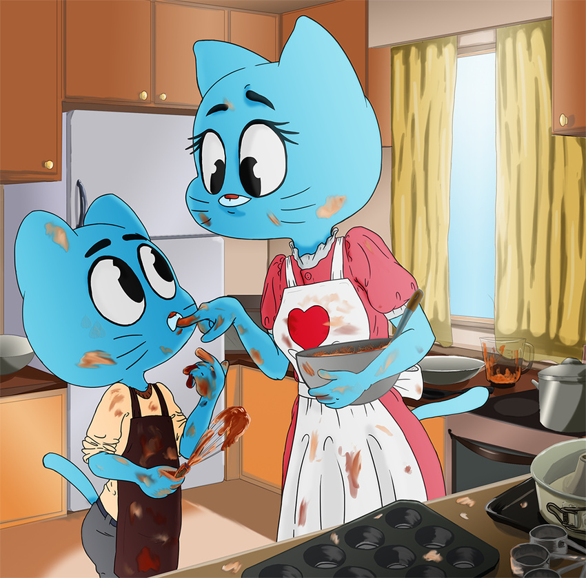 cat cute feline gumball_watterson mammal mejicanomakessmut nicole_watterson the_amazing_world_of_gumball vinoda