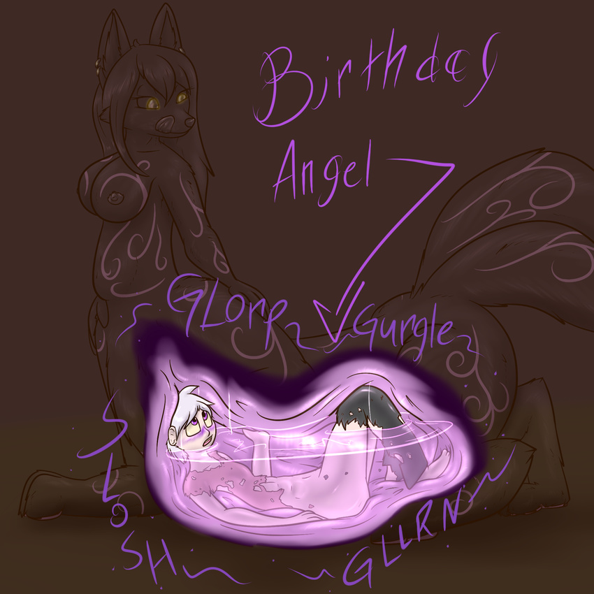 angel belly birthday breasts browndrgn bulge butt cutaway dalthia digestion external female fey internal invalid_tag kaoru male nipples oral_vore soft_vore sounds straight swirls tasty taur vore wolfsune