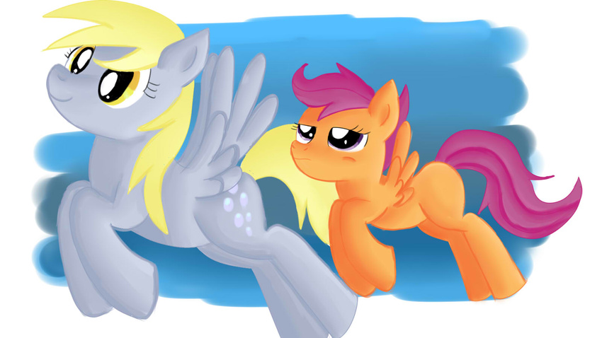 derpy_hooves_(mlp) friendship_is_magic jbond my_little_pony scootaloo_(mlp)