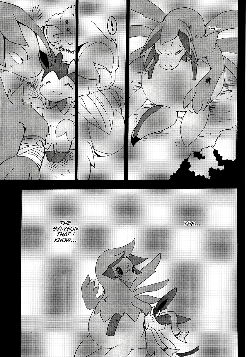 azuma_minatsu blush comic couple eeveelution female injures kemono male nintendo pok&eacute;mon smile sylveon translated video_games