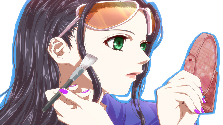 high_school_girls makeup nico_robin one_piece parody