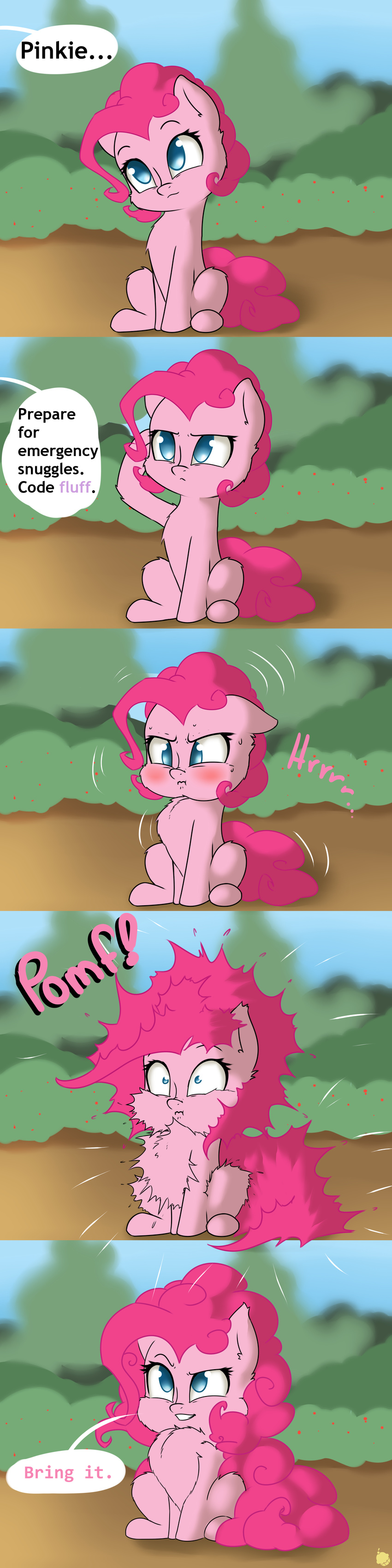 2015 captainpudgemuffin cute dailog earth_pony english_text equine female feral friendship_is_magic horse mammal my_little_pony pinkie_pie_(mlp) pony solo text