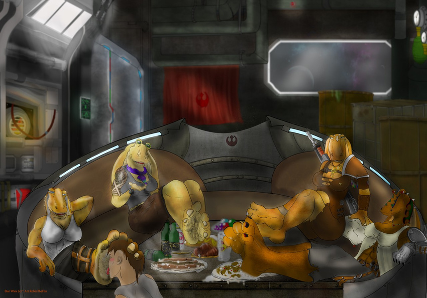 alien gungan human mammal robinthefox star_wars