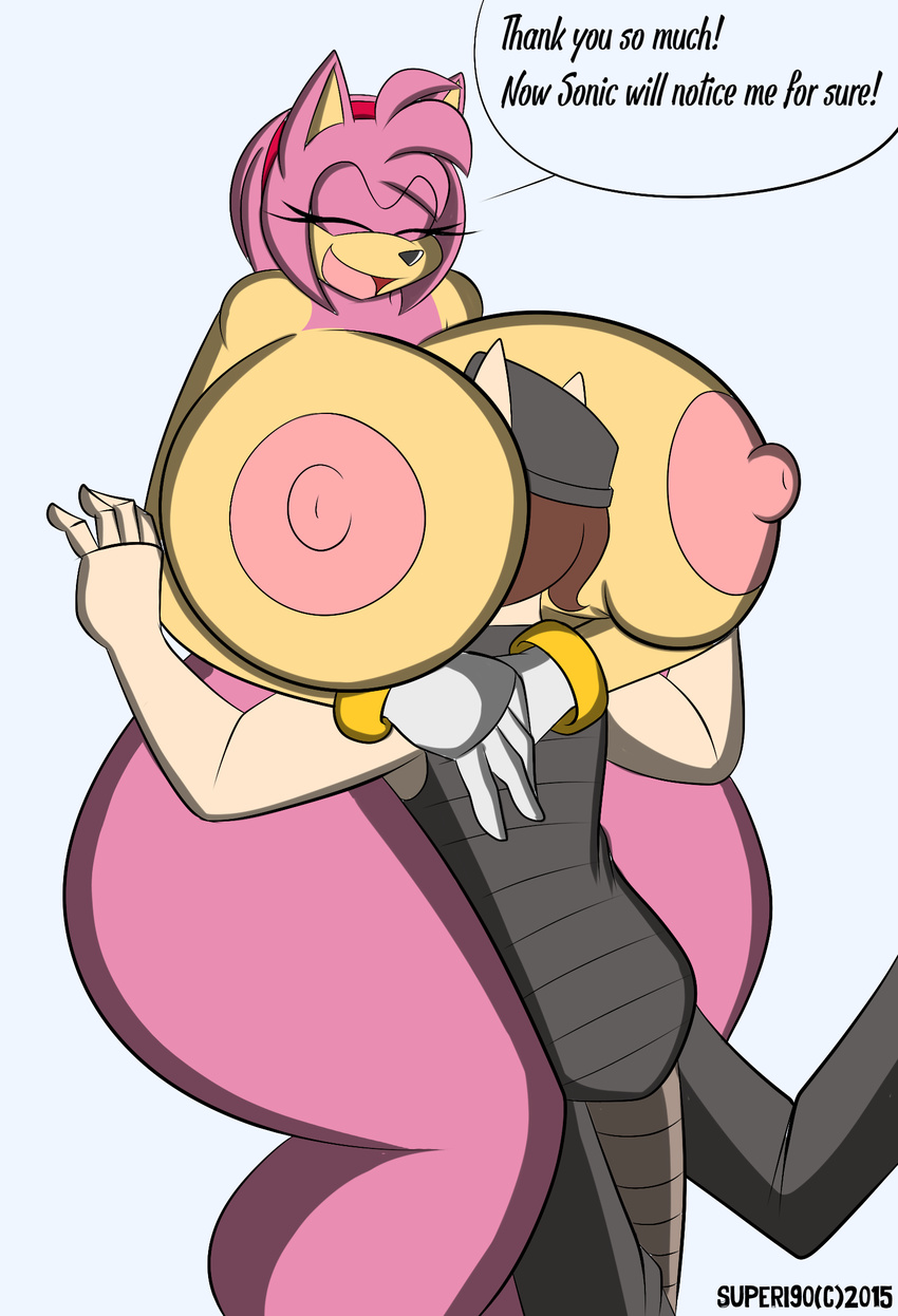 2015 amy_rose anthro areola big_breasts breast_expansion breasts erect_nipples fan_character female hedgehog male mammal nipples sega sonic_(series) supersonicrulaa unknown_species