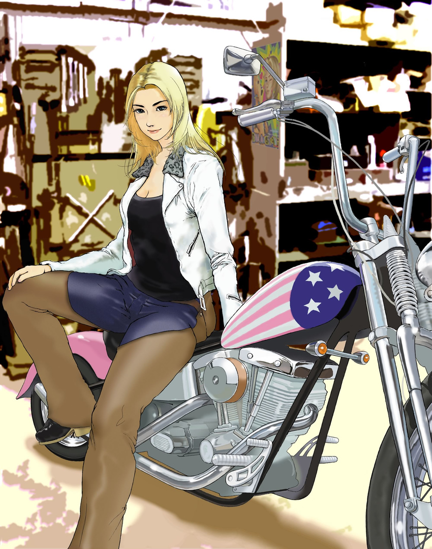 absurdres blonde_hair blue_eyes chopper dead_or_alive highres tecmo tina_armstrong