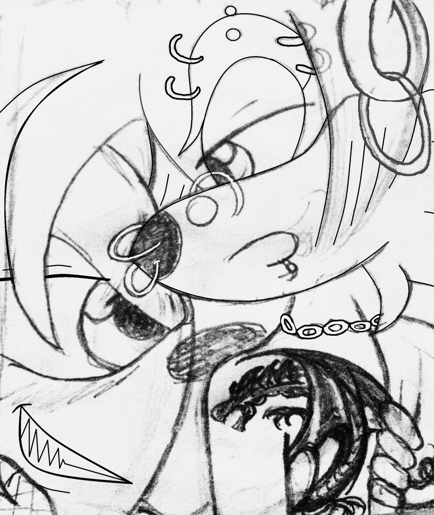 2015 anthro black_and_white canine drawing enhorning94roozart fox hair hedgehog holding male male/male mammal miles_prower monochrome necklace nude open_mouth piercing scourge_the_hedgehog smile sonic_(series) story tattoo teeth video_games