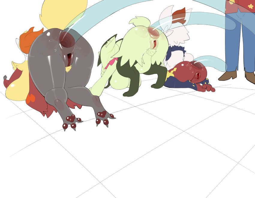 2026 3_fingers abdominal_bulge all_fours anal anal_fluids anal_fluids_on_butt anal_penetration animal_ears anthro anus arm_tuft ass_up big_breasts black_body black_skin blonde_pubes bodily_fluids breasts butt cinderace claws delphox family_guy female female_anthro fingers fluffy fluffy_tail fur gaping gaping_anus gaping_vagina generation_6_pokemon generation_8_pokemon generation_9_pokemon genitals glenn_quagmire glistening glistening_body glistening_breasts glistening_butt green_body green_ears green_fur green_inner_ear_fluff green_pubes green_tail group hair head_tuft hi_res huge_breasts inner_ear_fluff interspecies kneeling large_penetration lying mask meowscarada neck_tuft nintendo nude object_in_ass on_front orange_inner_ear_fluff pawpads paws penetration pokemon pokemon_(species) pokemorph pokephilia pubes pubic_fuzz rear_view red_body red_fur red_hair red_pawpads red_pubes red_skin scut_tail sex_toy sex_toy_in_ass sex_toy_insertion short_tail shoulder_tuft simple_background skeleton265 snout tail transparent_sex_toy trio tuft vulva white_body white_ears white_face white_fur white_tail yellow_body yellow_fur yellow_tail