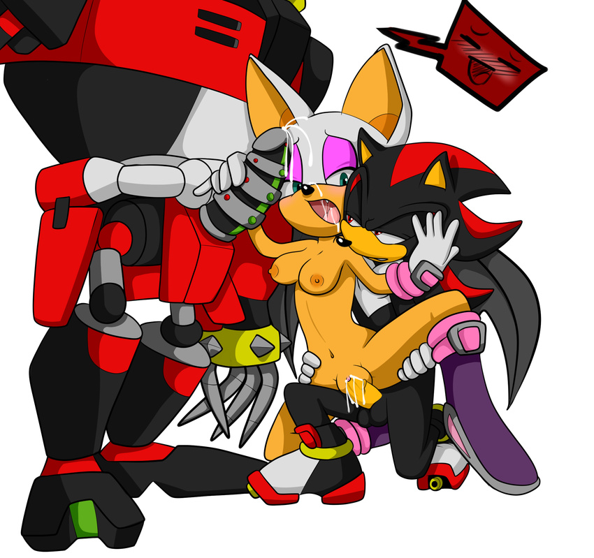 amatsucat e-123_omega group group_sex machine male/female/female mechanical robot rouge_the_bat sex shadow_the_hedgehog sonic_(series) threesome
