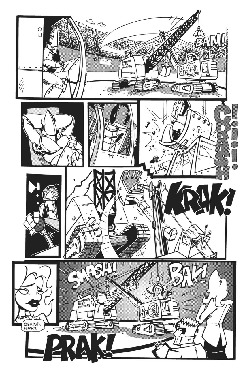 alien android comic derby dialogue english_text hat humanoid machine mechanical monochrome mutant overalls patriot_(scud_the_disposable_assassin) rob_schrad robot scud_(scud_the_disposable_assassin) scud_the_disposable_assassin sussudio_(scud_the_disposable_assassin) text