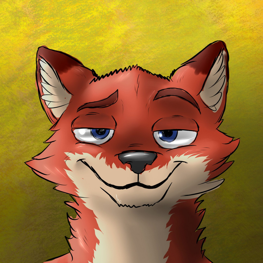 aestas anthro canine character_from_animated_feature_film fox male mammal nick_wilde zootopia