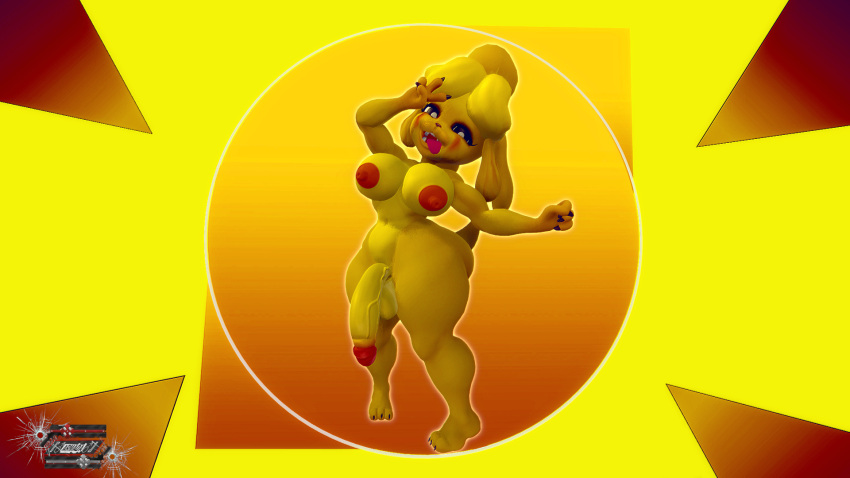 16:9 2023 3_toes 3d_(artwork) 4_fingers abstract_background animal_crossing anthro areola armada_(artist) artist_name balls big_areola big_balls big_breasts big_butt big_penis black_eyes blonde_hair breasts bubble_butt butt canid canine canis claws crossgender curvy_figure digital_media_(artwork) domestic_dog feet finger_claws fingers flaccid floppy_ears ftg_crossgender fti_crossgender fur garry's_mod genitals gesture gynomorph hair hi_res hourglass_figure intersex isabelle_(animal_crossing) long_ears looking_at_viewer mammal multicolored_body multicolored_fur nintendo nipples nude open_mouth open_smile penis pose shih_tzu short_tail small_waist smile solo tail thick_thighs toe_claws toes tongue tongue_out toy_dog two_tone_body two_tone_fur v_sign vein veiny_penis voluptuous watermark wide_hips widescreen yellow_body yellow_fur