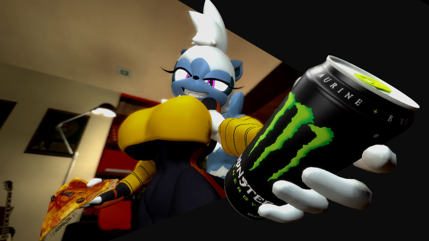 16:9 2023 3d_(artwork) anthro armada_(artist) artist_name beverage big_breasts bodysuit breasts clothing curvy_figure digital_media_(artwork) energy_drink eyelashes female fluffy fluffy_tail food fur garry's_mod grey_body grey_fur grey_hair hair hi_res hourglass_figure huge_breasts idw_publishing inside lemur long_tail looking_at_viewer mammal meme monster_energy multicolored_body multicolored_fur offering_drink pink_eyes pizza pizza_slice primate sega skinsuit small_waist smile solo sonic_the_hedgehog_(comics) sonic_the_hedgehog_(idw) sonic_the_hedgehog_(series) strepsirrhine tail tangle_the_lemur teeth thick_thighs tight_clothing two_tone_body two_tone_fur voluptuous watermark wide_hips widescreen