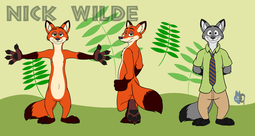 bleuxwolf canine disney fox male mammal nick_wilde zootopia