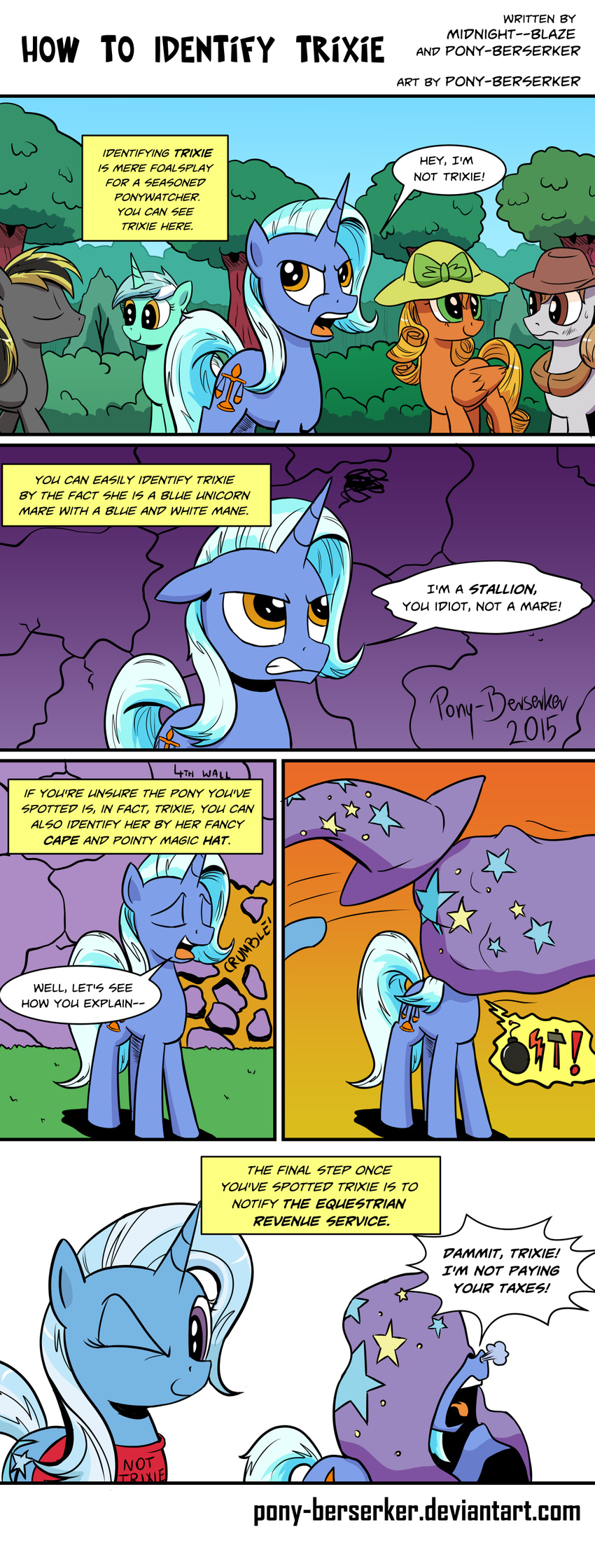 2015 dialogue earth_pony english_text equine fan_character female feral friendship_is_magic horn horse lyra_heartstrings_(mlp) male mammal my_little_pony pegasus pony pony-berserker text trixie_(mlp) unicorn wings