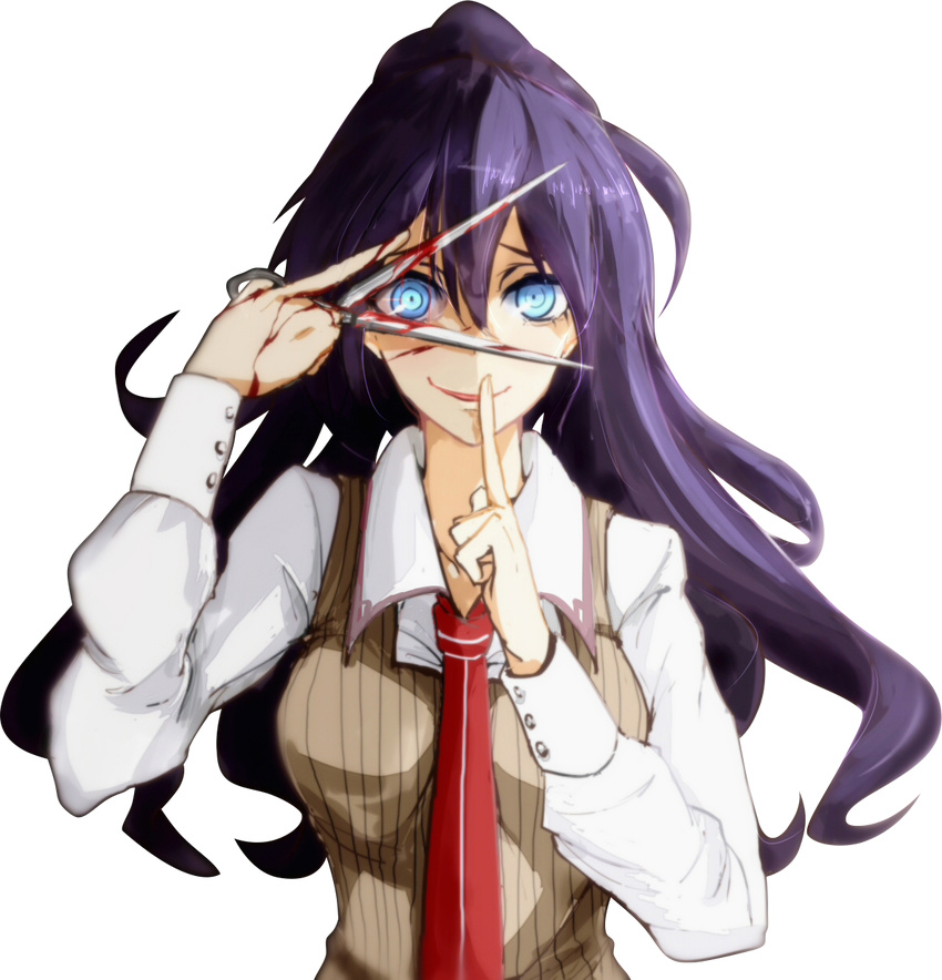 akuma_no_riddle extraction highres purple_hair solo takechi_otoya transparent_background