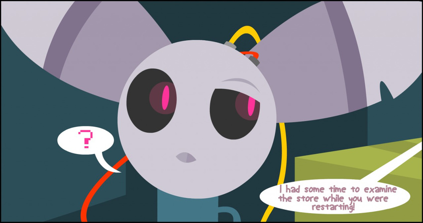 ? animatronic coffee_cup comic confusion detached_head eeple english_text lagomorph long_ears machine mammal mechanical robot shane_frost text wire