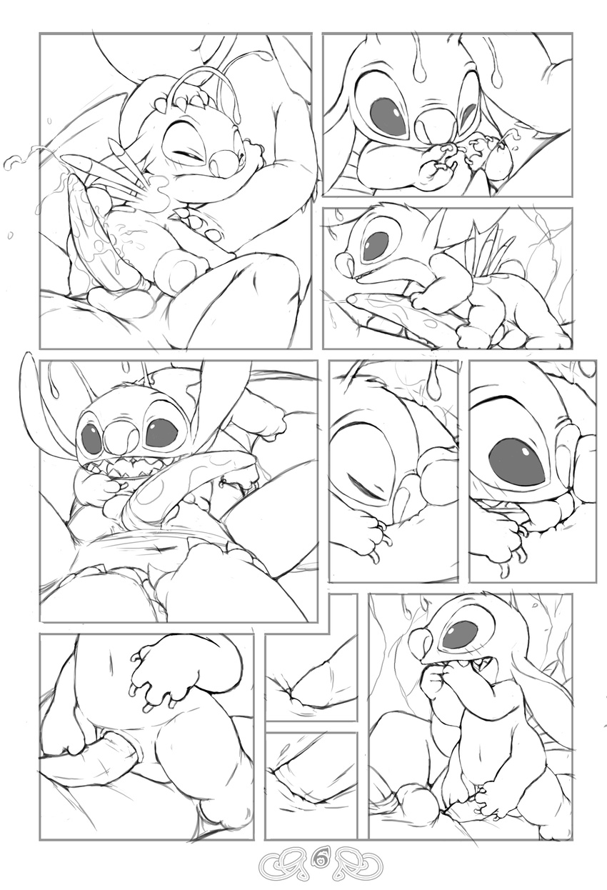 alien anal anal_penetration balls comic dragon duo experiment_(species) hot_dogging how_to_train_your_dragon lilo_and_stitch male male/male masturbation night_fury oral penetration penis rimming sex size_difference stitch toothless tricksta