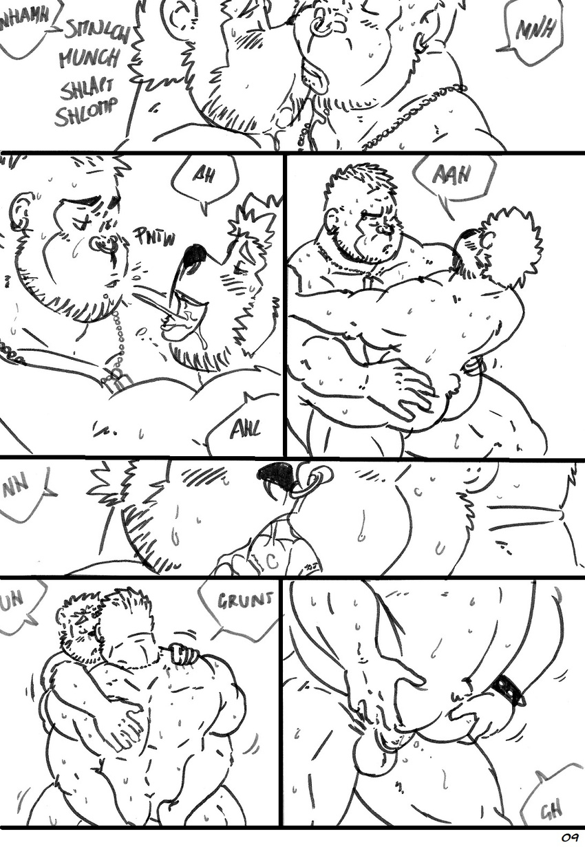 anal ape barman bear blush bouncer butt chubby comic condom cute drooling gorilla hunk husky92 kissing male male/male mammal monkey musclechub musclegut muscles overweight primate saliva submissive sweat wolfdave