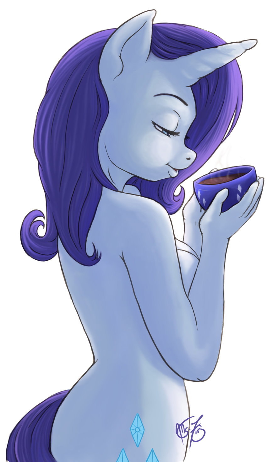 2015 alpha_channel anthro anthrofied breasts cutie_mark equine female friendship_is_magic hair half-closed_eyes hi_res holding horn long_hair mammal ms-seven0 my_little_pony nude purple_hair rarity_(mlp) simple_background solo transparent_background unicorn