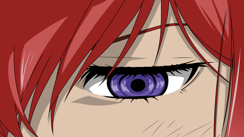 eye l3lium makise_kurisu purple_eye red_hair steins;gate vector_trace