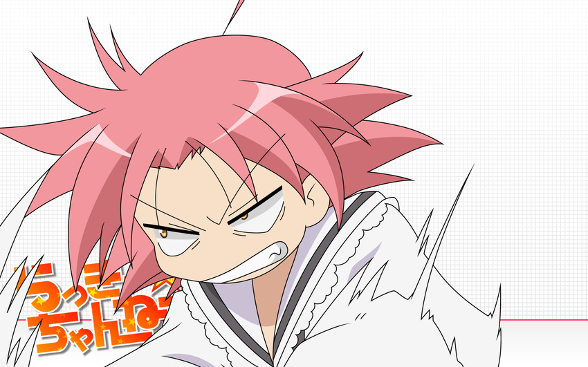 kogami_akira lucky_channel lucky_star pink_hair white