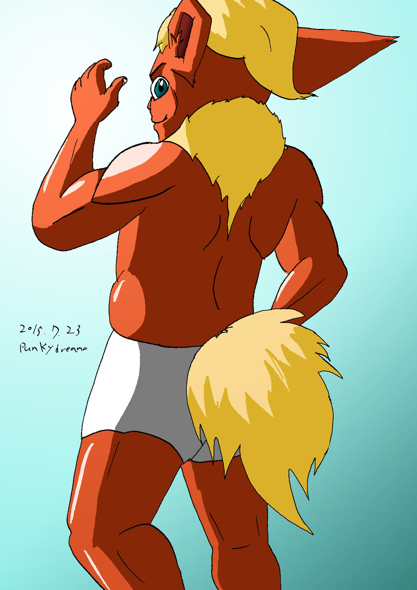 anthro eeveelution flareon nintendo pok&eacute;mon punkydreamer video_games what