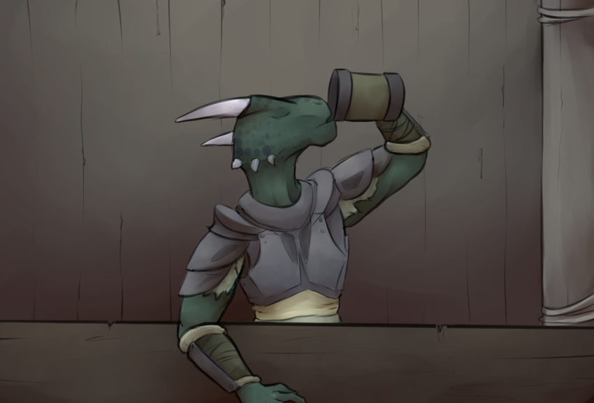 anthro argonian bar drinking lizard male marsminer reptile scalie solo the_elder_scrolls video_games