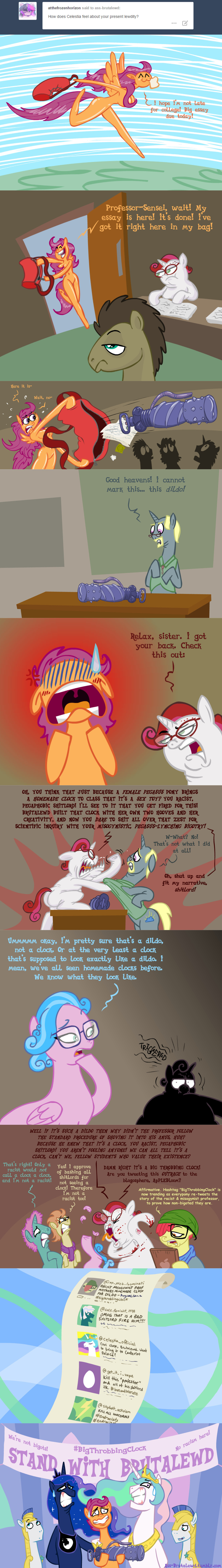 2015 angry anthro apple_bloom_(mlp) blood breasts brutamod comic dialogue dildo earth_pony english_text equine fan_character female feminist feral fight friendship_is_magic horn horse humor male mammal my_little_pony nude pegasus pony princess_celestia_(mlp) princess_luna_(mlp) royal_guard_(mlp) scootaloo_(mlp) sex_toy sweetie_belle_(mlp) text unicorn winged_unicorn wings