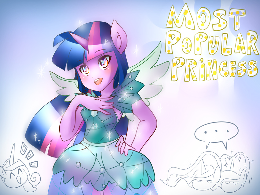 ... 2015 annoyed anthro anthrofied equine female friendship_is_magic horn mammal my_little_pony princess_cadance_(mlp) princess_celestia_(mlp) princess_luna_(mlp) solo sparkles thegreatrouge twilight_sparkle_(mlp) winged_unicorn wings