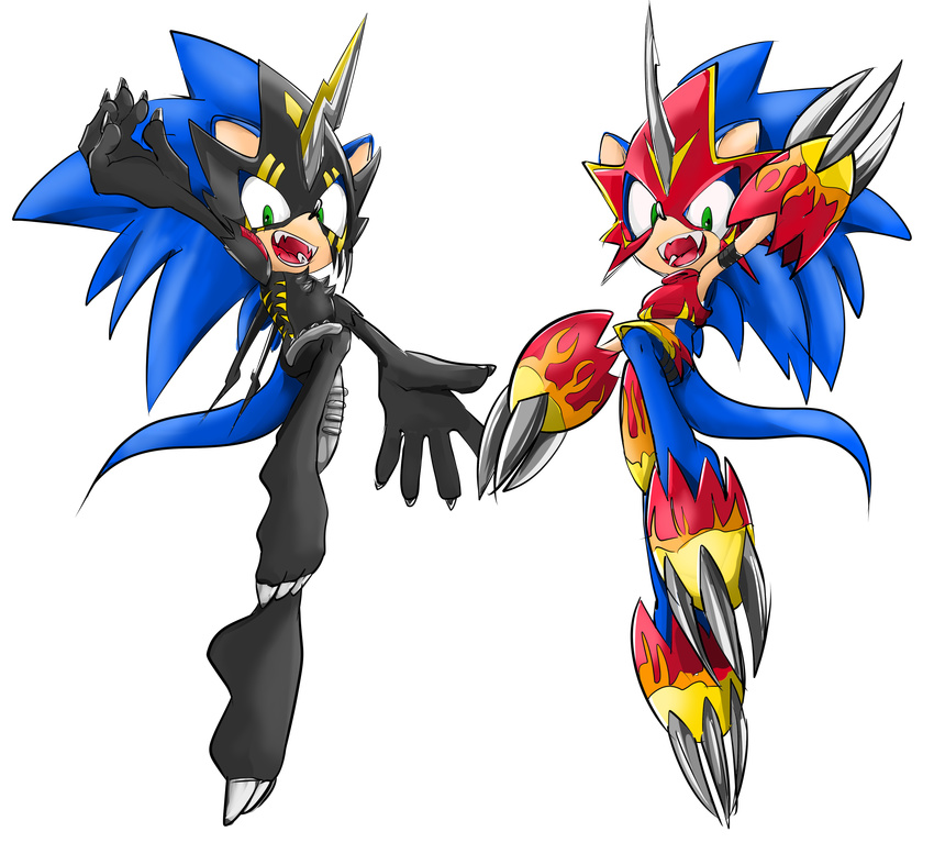 digimon flamedramon gatoh raidramon sonic_(series) sonic_the_hedgehog