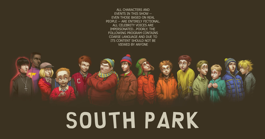 butters_stotch clyde_donovan craig_tucker damien eric_cartman everyone jimmy_valmer kenny_mccormick kyle_broflovski phillip_pirrup south_park stan_marsh thomas_donaldson timmy token_black tweek_tweak