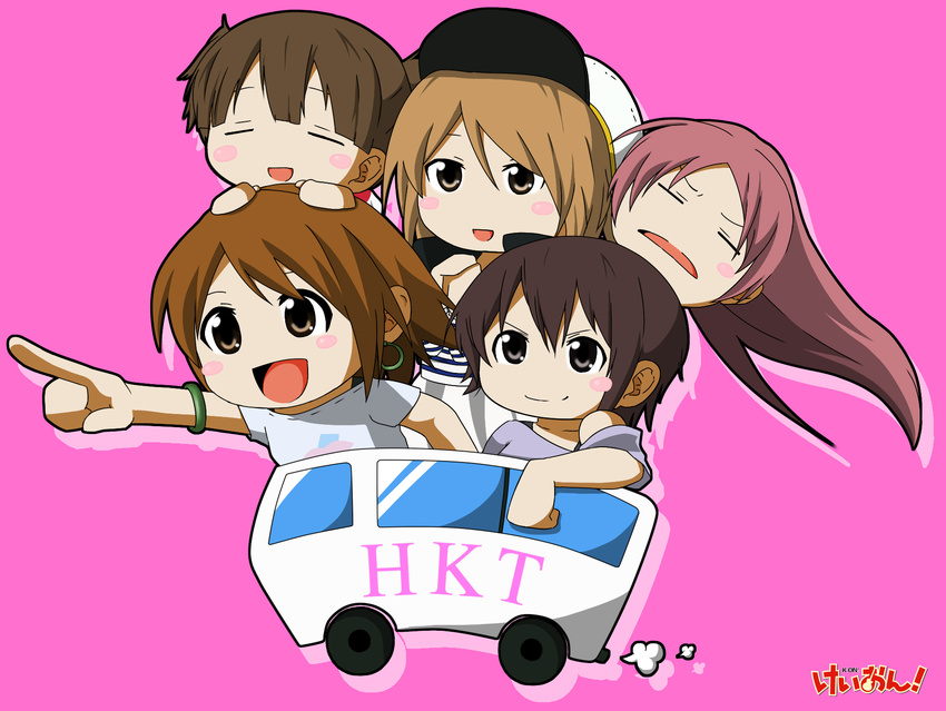 k-on! manabe_nodoka miura_akane muumin suzuki_jun tachibana_himeko