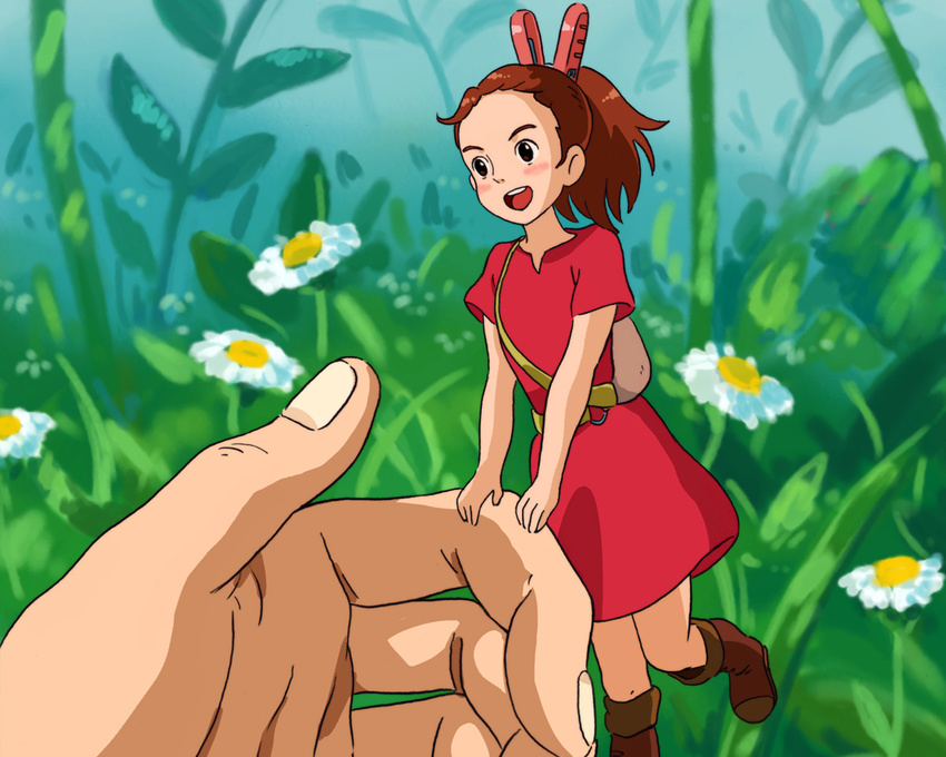 arrietty brown_eyes brown_hair karigurashi_no_arrietty ponytail tagme