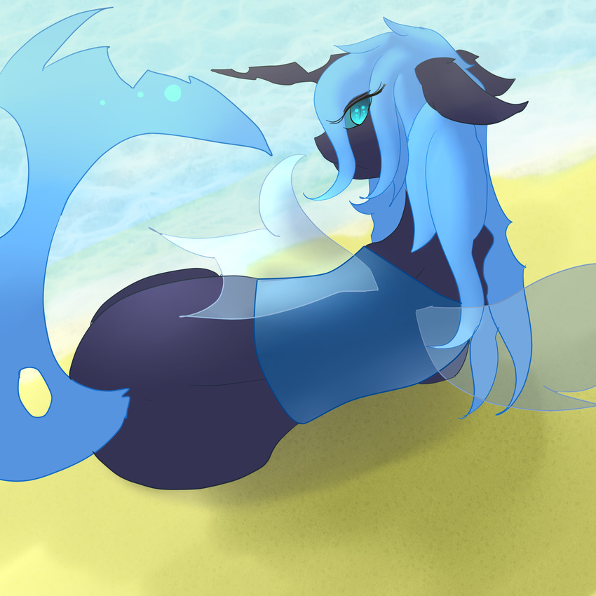 changeling female my_little_pony pokeality_love princess_cordelia sea water