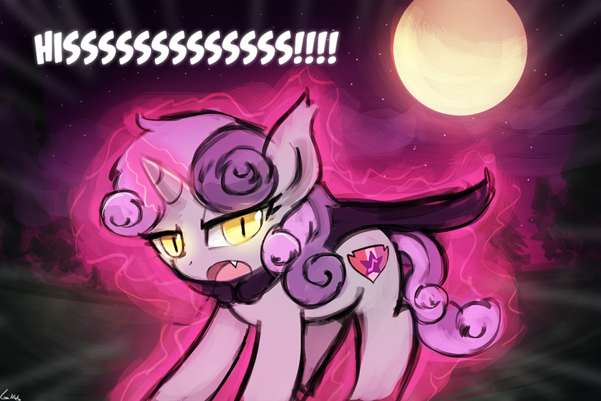 30minchallenge equine female friendship_is_magic halloween holidays horn horse lumineko mammal my_little_pony pony sweetie_belle_(mlp) unicorn vampire