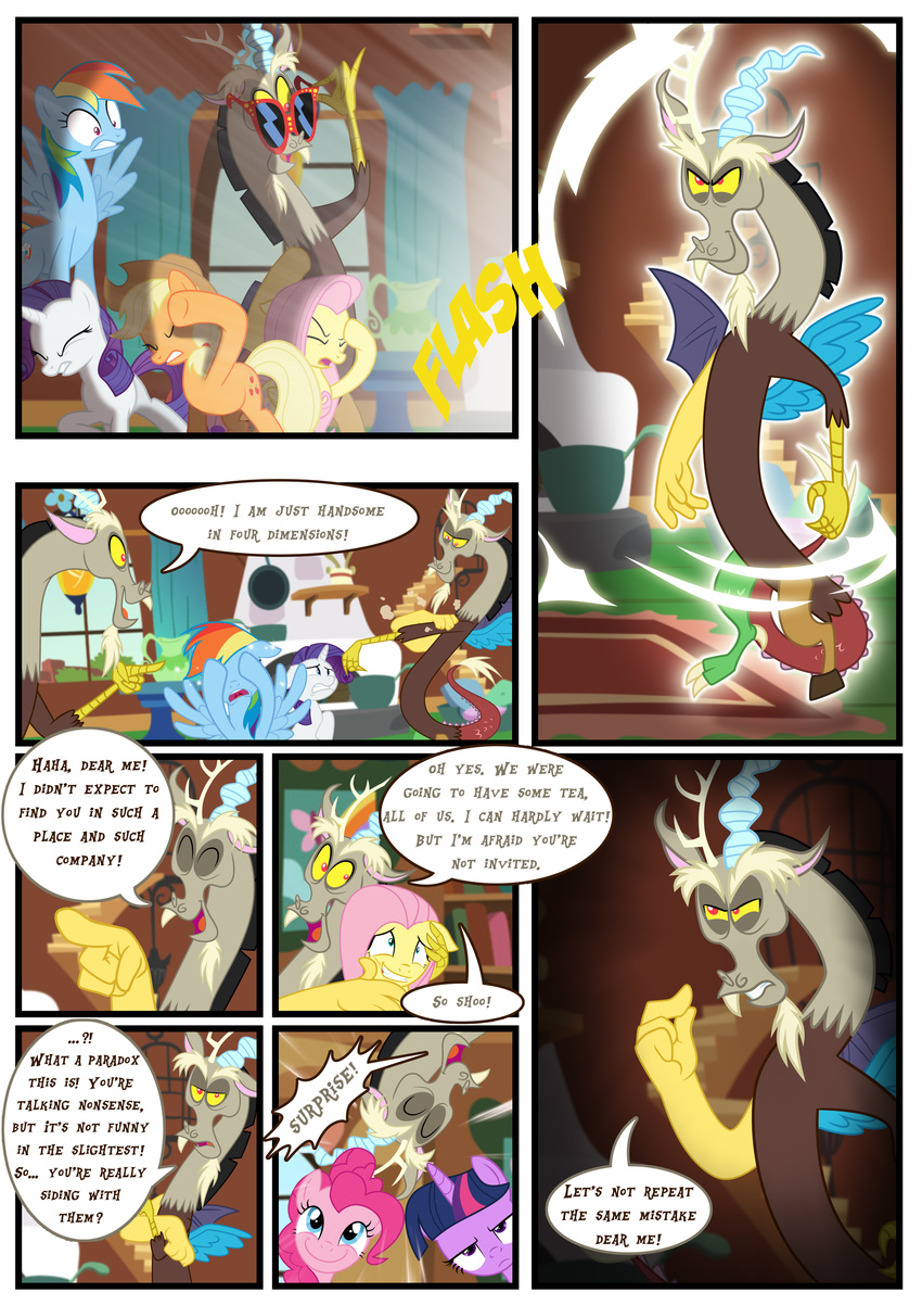 2014 applejack_(mlp) comic dialogue discord_(mlp) draconequus english_text equine female fluttershy_(mlp) friendship_is_magic horn horse luke262 male mammal my_little_pony pegasus pinkie_pie_(mlp) pony rainbow_dash_(mlp) rarity_(mlp) text twilight_sparkle_(mlp) unicorn winged_unicorn wings