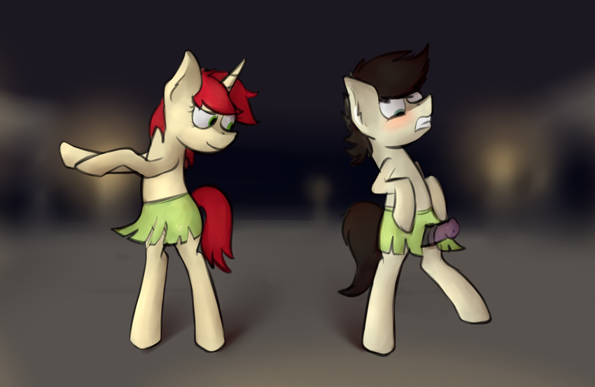 accidental_boner dancing exposed hula marsminer my_little_pony pone_keith velvet_pastry