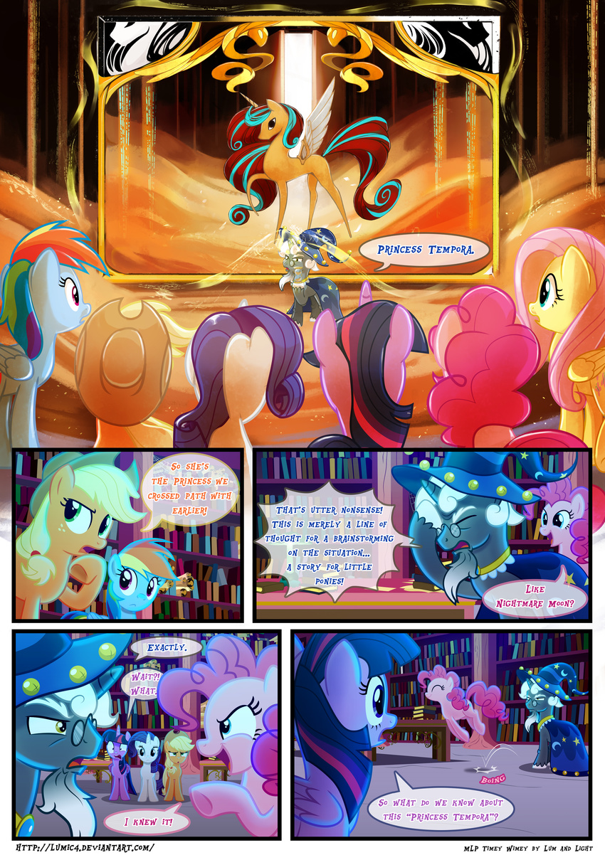 2015 applejack_(mlp) comic dialogue earth_pony english_text equine fan_character female fluttershy_(mlp) friendship_is_magic horn horse luke262 male mammal my_little_pony pegasus pinkie_pie_(mlp) pony rainbow_dash_(mlp) rarity_(mlp) starswirl_the_bearded_(mlp) text twilight_sparkle_(mlp) unicorn winged_unicorn wings