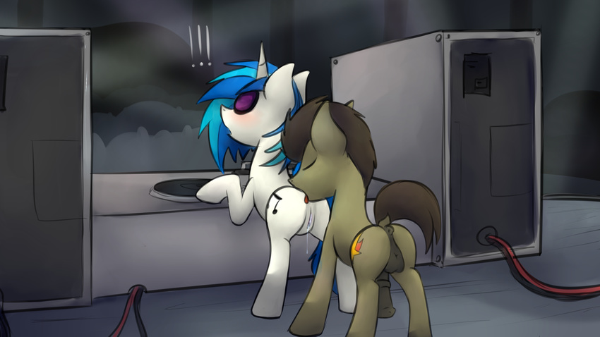 anal anus dripping duo earth_pony equine female friendship_is_magic horn horse male male/female mammal marsminer my_little_pony oral pony public pussy rimming sex surprise_sex theotakux unicorn vinyl_scratch_(mlp)
