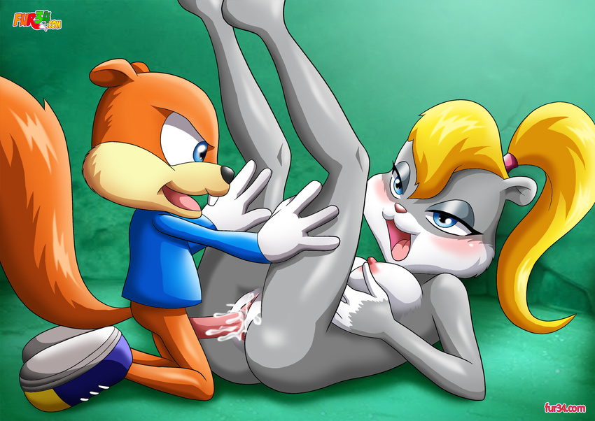 anthro bbmbbf berri blonde_hair blue_eyes blush bottomless breasts brown_fur buckteeth chipmunk clitoris clothed clothing conker conker's_bad_fur_day couple cum cum_in_pussy cum_inside cum_on_body cum_on_penis cum_on_pussy duo erect_nipples female fondling footwear fruit fur fur34 girlfriend grey_fur hair half-closed_eyes half-dressed happy happy_sex horny jacket kneeling larger_female legs_up lying male male/female mammal nipples nude on_back open_mouth orgasm palcomix penetration penis ponytail pussy pussy_juice raised_tail rodent sex shoes size_difference small_dom_big_sub smaller_male smile squirrel tan_fur teeth tongue vaginal vaginal_penetration video_games white_fur