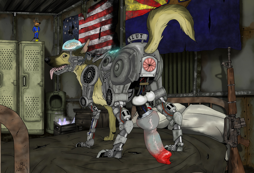 anus butt canine cybernetics cyborg dangerdoberman dog fallout fallout_new_vegas female german_shepherd invalid_tag machine male mammal nightmare_fuel presenting presenting_anus presenting_hindquarters rex sex_slave slut_sexual_luxury_unit_(dangerdoberman) video_games