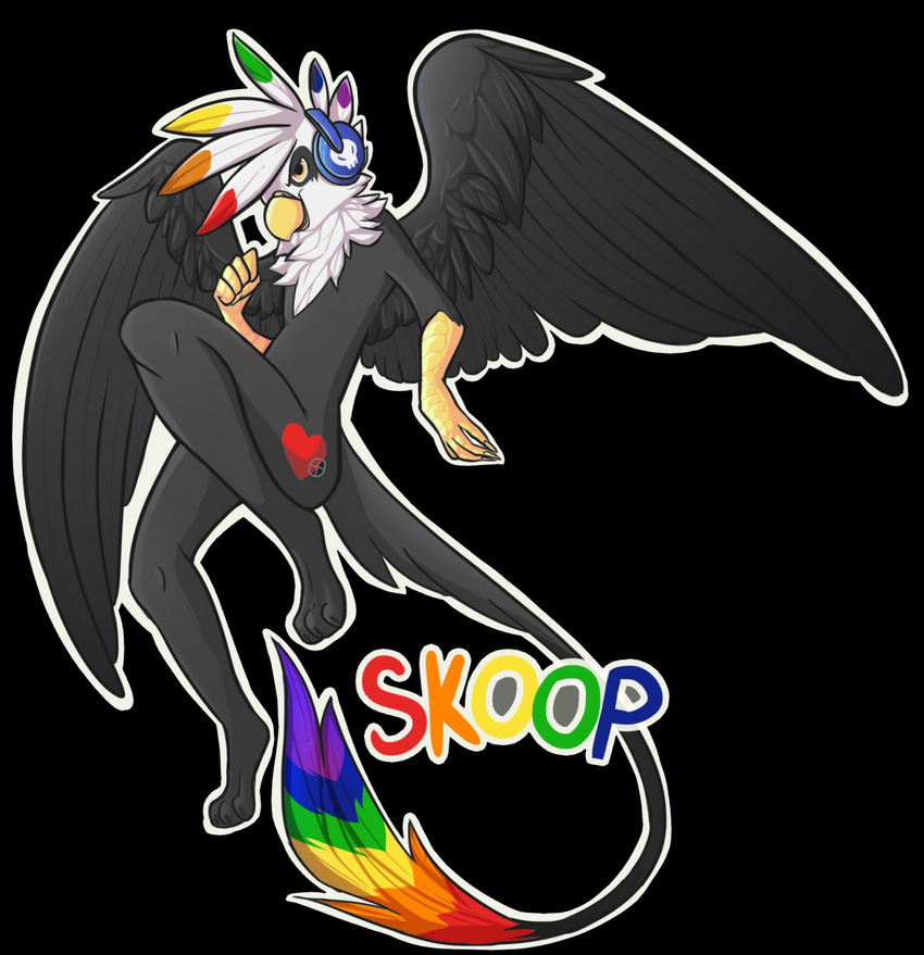 &lt;3 avian badge general: gryphon headphones invalid_tag leoketsal mexico rainbow skoop species: wings