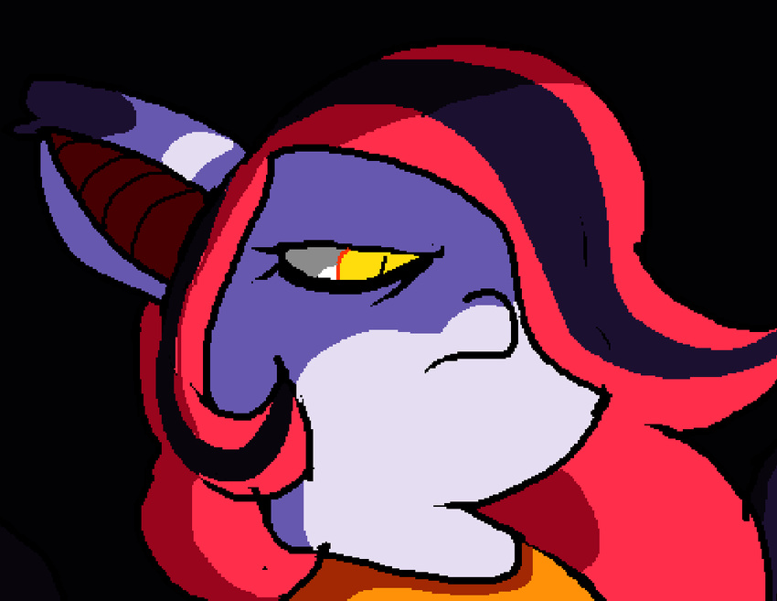 angry arrhythmia bat_pony equine fan_character female feral friendship_is_magic glare hair horse mammal multicolored_hair my_little_pony pony solo two_tone_hair unknown_artist