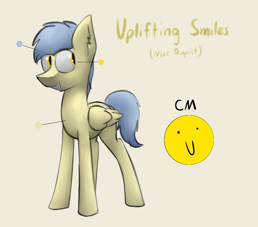 male marsminer model_sheet my_little_pony nice_rapist solo uplifting_smiles